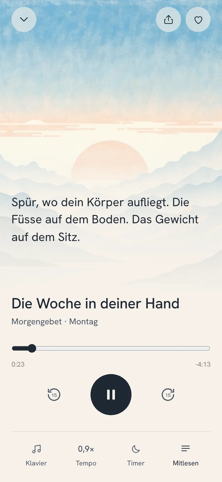Der Player mit Mitlesen